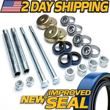 (2) Axle/Bearing Kit for eXmark Toro 126-5361 w/Bearings Seals Spacers & Shields