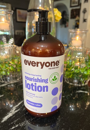 Everyone Lavender + Aloe Hands and Body Nourishing Lotion 32 Fl Oz