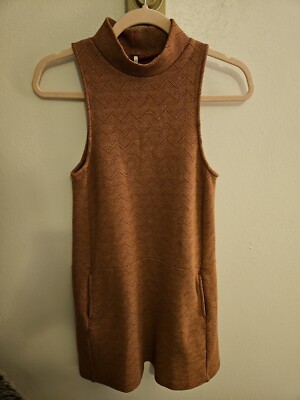 brown sweater vest dress Icon Sweater Vest Dress