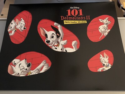 Disney Store 2003 101 Dalmatians 2 Promotional Collectible Lithograph Set of 4
