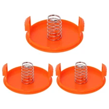 3 PACK Spool Cap & Spring 385022-03  Fit Black and Decker AFS Trimmers
