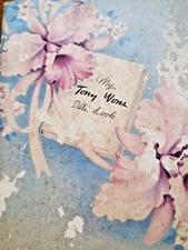 Vintage Old 1942 My Tony Wons Date  Book Calendar Christmas Card List Booklet