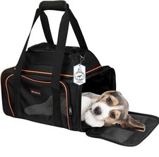 Airline Approved Soft Sided Pet Carrier Cat Puppy Dog Travel Bag 17x12x12