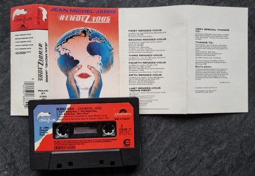 Jean Michel Jarre - Rendez Vous - EX Cassette tape album 1986 Electronica Synth - Picture 2 of 3