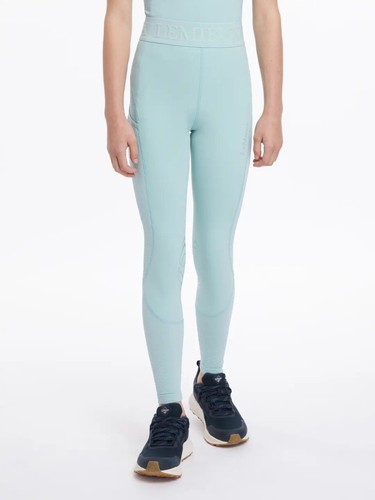 LeMieux Young Rider Lizzie Mesh Leggings - Aqua - 第 1/2 張圖片