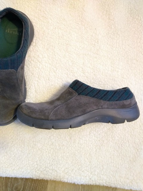 dansko eartha suede clogs