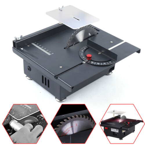 Mini Table Saw Electric Precision Bench Saw Small Woodworking Cutting Tool DIY - Picture 4 of 12