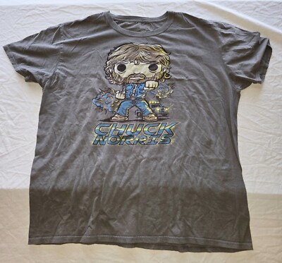 Target Exclusive Funko Pop Chuck Norris Adult XL T Shirt Very Hard 2 Find VH2F
