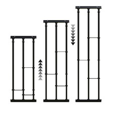 SWB Adaptable Window Bars Security for Windows - Model B Easy Large, Black