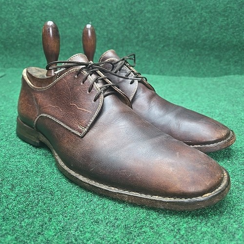 Bastianelli For Barneys New York Leather Dress Shoes Italy Size 40 USA 7 Brown - Picture 1 of 13