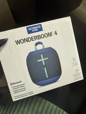 NWB Wonderboom 4 Ultimate Ears Bluetooth Speaker Cobalt Blue Model 984-001877