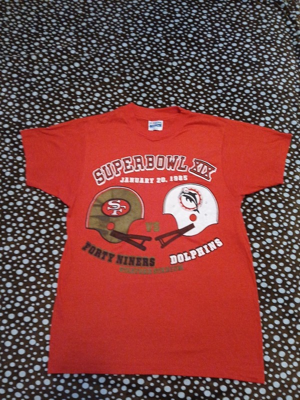 VINTAGE  SUPER BOWL , XIX  T-SHIRT  M 38-40   JANUARY 20, 1985 
