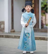 Chinese Boy Song system Hanfu Ancient Stage Costume Cosplay
