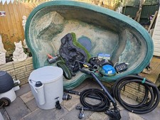 Fibreglass Pond Heavy Duty Ridged 2.5mtr X 2mtr X 600mm. complete pond set up 