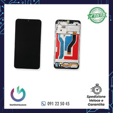 DISPLAY LCD + TOUCH ORIGINALE SAMSUNG SERVICE PACK NERO SM-A107 - A10S + FRAME