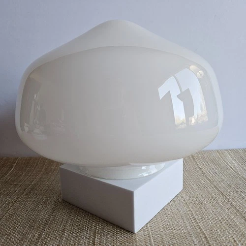 Vintage Milk Glass Schoolhouse Light Shade White Globe 8” for Ceiling Fixture