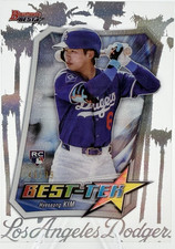 🔥🔥2025 Topps Bowman's Best Tek Hyeseong Kim Rookie #40/99 Dodgers BT-5🔥🔥