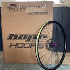 Hope Pro 5 Fortus 30w Sc Purple 110mm Front Wheel Immaculate Condition.