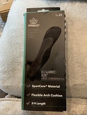 Spenco Rx Orthotic Arch Cushion Insoles 3/4 Length Men  s 12-13.5 Comfort Support