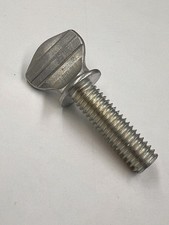 10 3/8-16 X 1-1/4 Thumb Screws Spade Shoulder Flange Steel Zinc 3/8 x 1.25