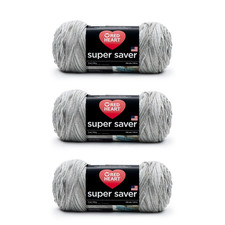 Red Heart Super Saver Soapstone Yarn - 3 Pack of 141G/5Oz Office Product