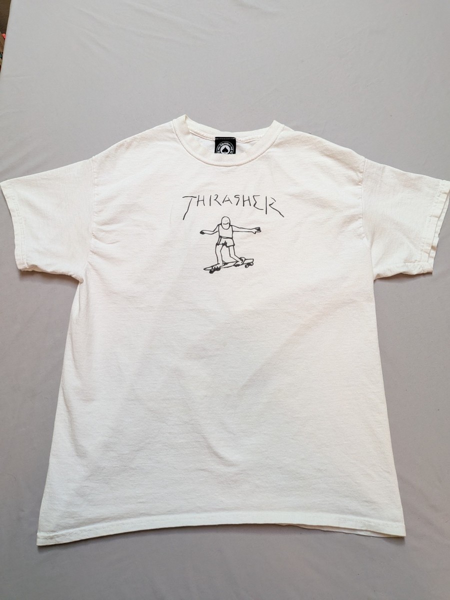 Thrasher Gonz Mark Gonzales T-Shirt Men's Large White San