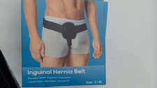 Men Inguinal Hernia Belt Post Surgery Support Truss Groin Adjustable Straps S/M
