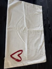 Pottery Barn Love is all you need Pillow Ivory Red Heart 16 x 26” Sample **Read*