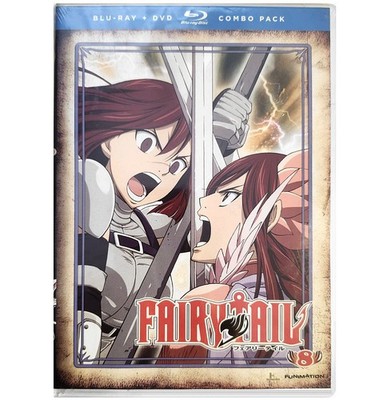 Fairy Tail: Part 8 (Blu-ray + DVD, 2013) Episodes 85-96 / FUNimation / *NEW*