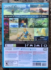The Legend of Zelda: Breath of the Wild Nintendo Wii U 2017 Game