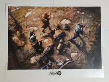 Fallout 76 The Relic Lithograph Limited Edition #286/400 Rare