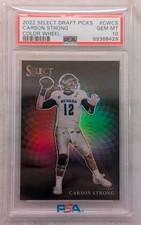 🔥2022 Select Draft Picks Carson Strong COLOR WHEEL CASE HIT RC🔥PSA 10🔥