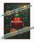 500 piece jigsaw puzzle Beetle Floral 3D Look Garden Nature