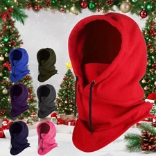Fleece Balaclava Warm Ski Masks Winter Thermal Windproof Motorcycle Face Mask