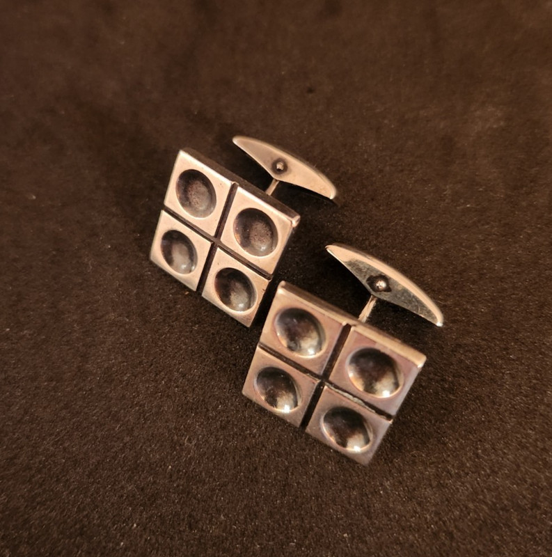 Midcentury Sterling Cufflinks Finland