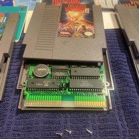  Dragon Warrior 1,2,3,4 NES, with manuals and other paper work for 2 and 4. 