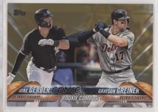 2018 Topps Update Rookie Combos Gold /2018 Mike Gerber Grayson Greiner #US36 0x1