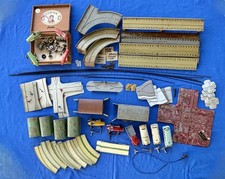 HUGE LOT OF VINTAGE SCHUCO TRACK, VEHICLES W/...