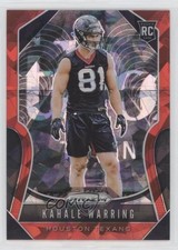 2019 Panini Prizm Rookies Red Ice Prizm Kahale Warring #394 7ba