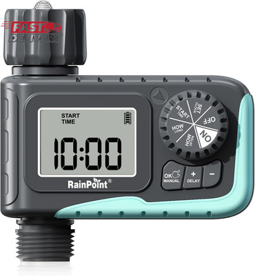RAINPOINT Sprinkler Timer, Programmable Water Timer for Garden Hose, Outdoor Soa