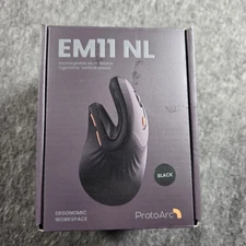 ProtoArc EM11 NL Bluetooth Ergonomic Vertical Mouse Black
