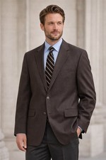 Jos A Bank Signature Collection Brown Blazer Men  s Suit Jacket Classic Fit