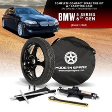 Spare Tire Kit Options - Fits 2011-2017 BMW 5 Series (6th Gen F10/F11/F07)