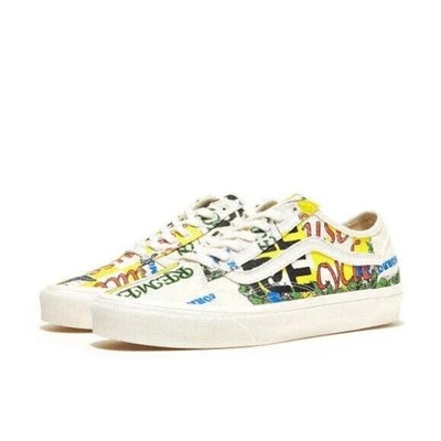 New Vans Old Skool Tapered Eco Theory Eco Positivity/ White Sneaker Sz M 7.5 W 9