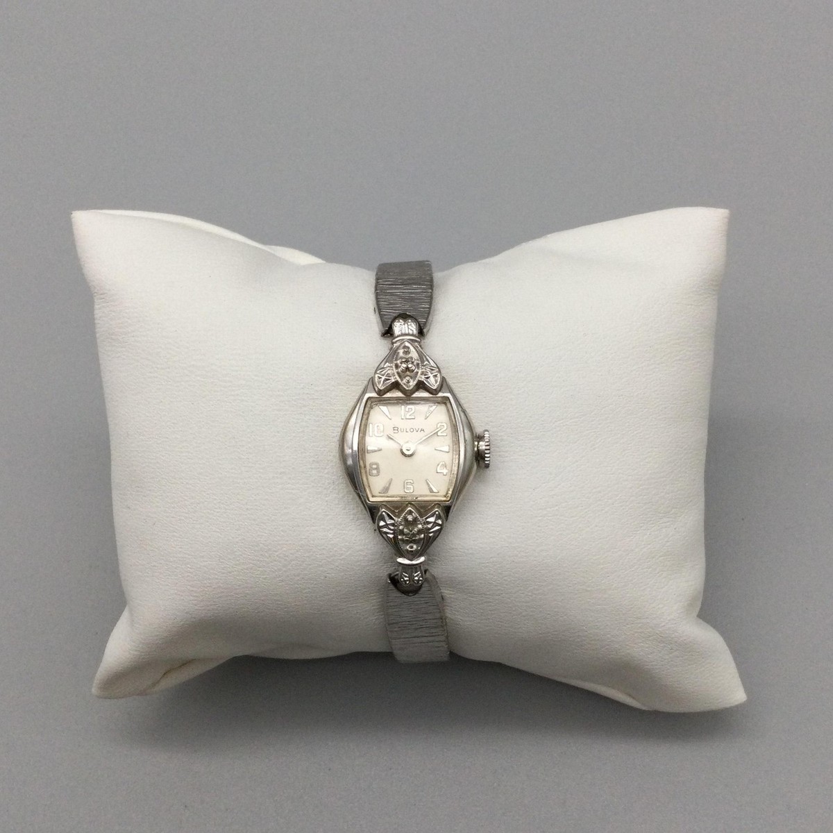 Vintage Bulova Diamond Dream Womens Watch 16mm 10K RGP 1960's