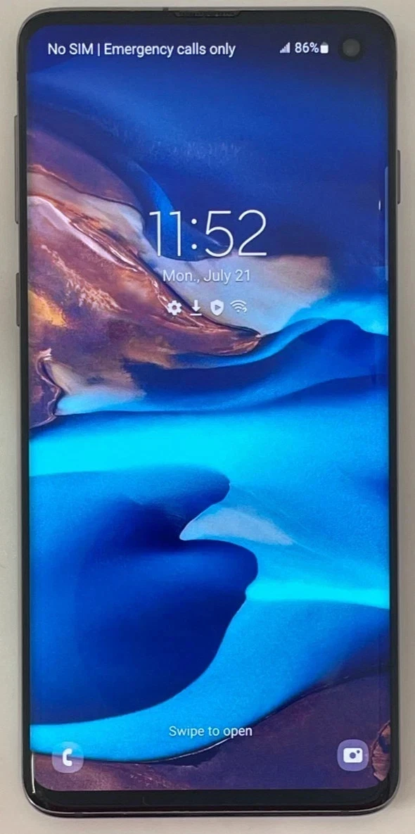 Samsung Galaxy S10 SM-G973W - 128GB Black - Unlocked Pre-Owned