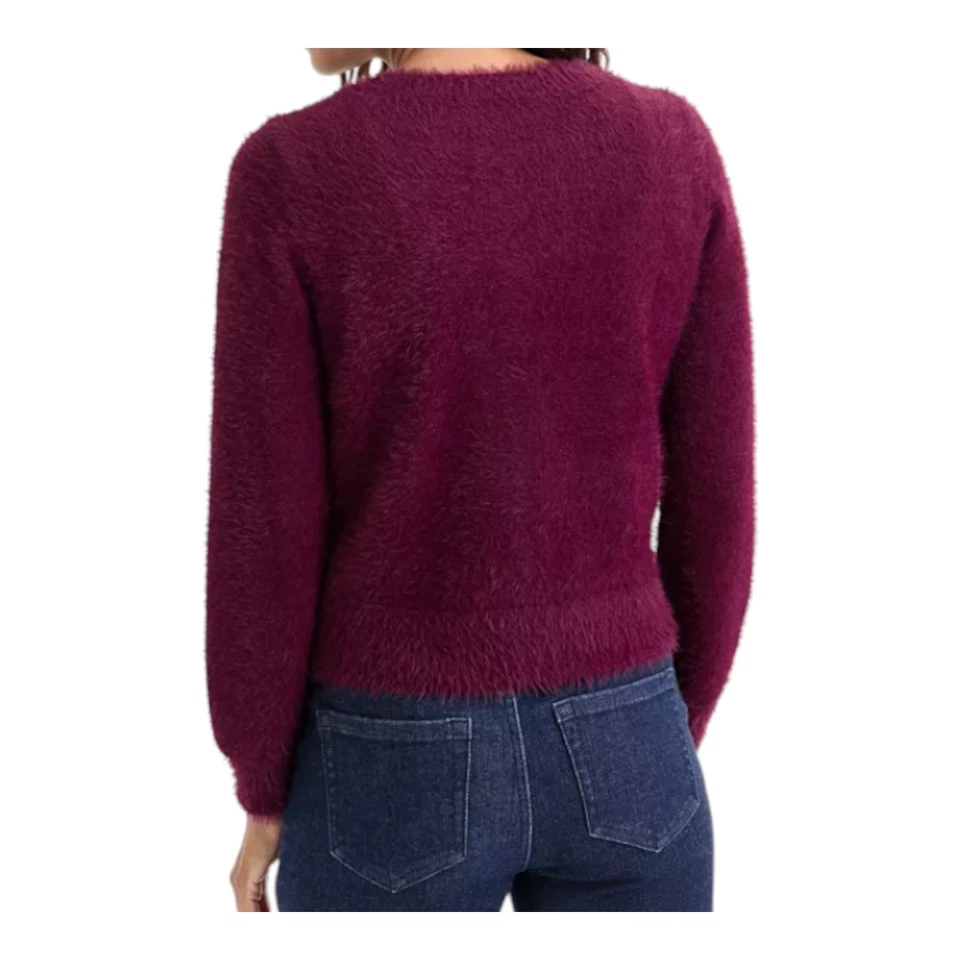 I.N.C. International Concepts 小水钻纽扣开衫浆果宝藏 — 第 2/2 张图片