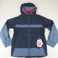 Obermeyer Steibis Shell Jacket Ski Snowboarding Mens Medium Blue Retails $549