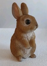 Vivid Arts Sitting Baby Brown Rabbit Indoor/Outdoor Use Garden Ornament 5"