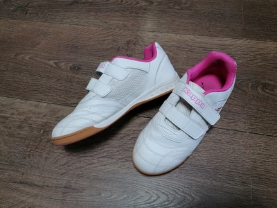 Kappa Schulsport Hallen Turnschuhe Sneakers Sportschuhe Mädchen weiss Gr. 37